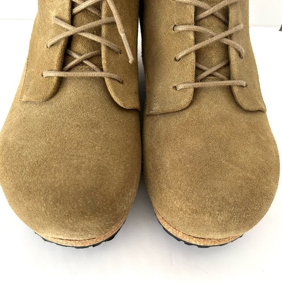 Birkenstock Papillio Edith Boot Cabincore Platform NEW Tan Suede Size EU37 US 6 - Picture 9 of 15